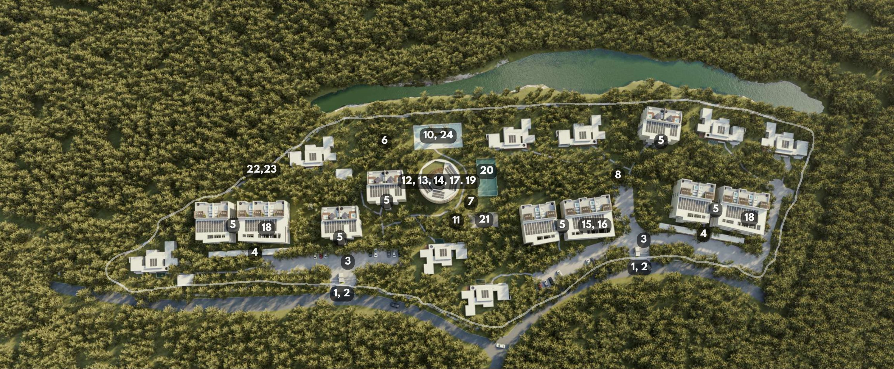 Plano de amenidades