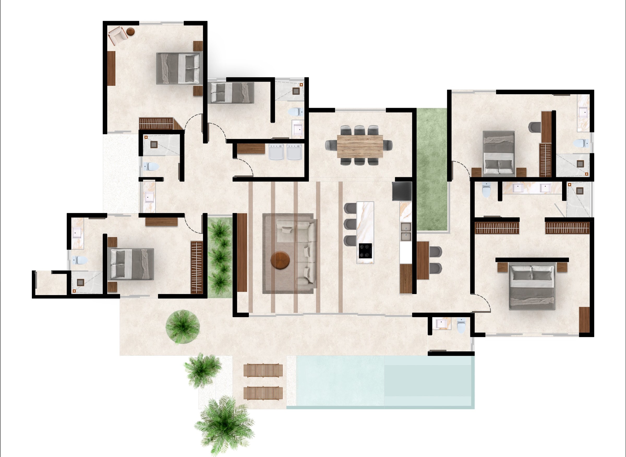 Plano Villa 1